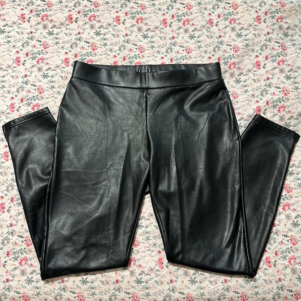 Faux Leather Pants